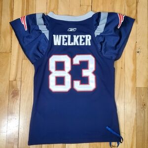 Wes Welker New England Patriots NFL Reebok Women’s Jersey Size Small